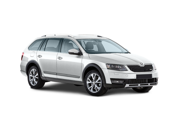 Skoda Octavia Scout Цвет: Белый Moon металлик